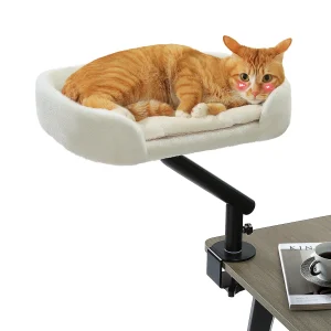 360° Rotatable Cat Desk Bed