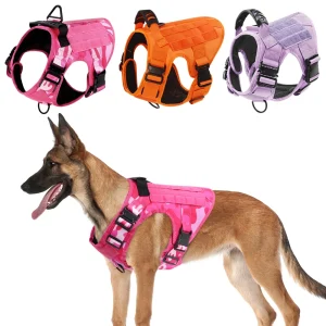 Military Camouflage Dog Harness  Large Medium