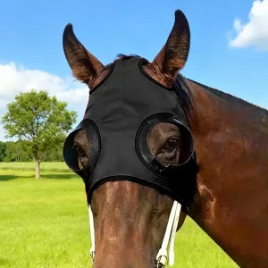 Horse Blinkers w/Breathable Mesh Anti Sand Shield