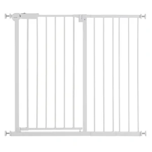 Tall Dog Gate with Walk-Through Door