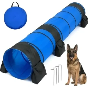 28in Dog Tunnel for Large Dogs, 10ft Heavy Duty