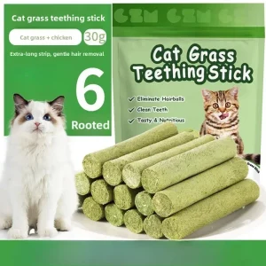 Cat Grass Sticks Treats Hairball Remover
