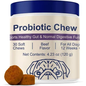 Probiotics Chew for Dogs 12 Weeks+,